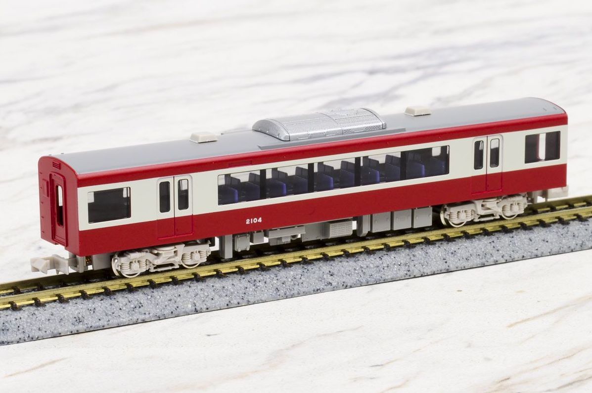 Greenmax 30201 Keikyu Type 2100 Updated Car Additional Four Middle Car Se - BanzaiHobby