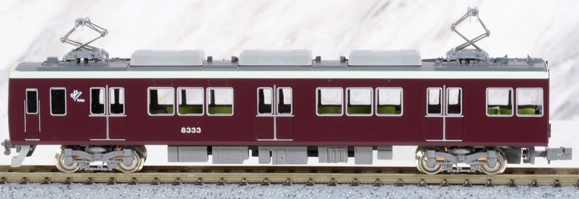 Greenmax 31522 Hankyu Series 8300 (2nd Edition, 8333 Formation, White Lig - BanzaiHobby