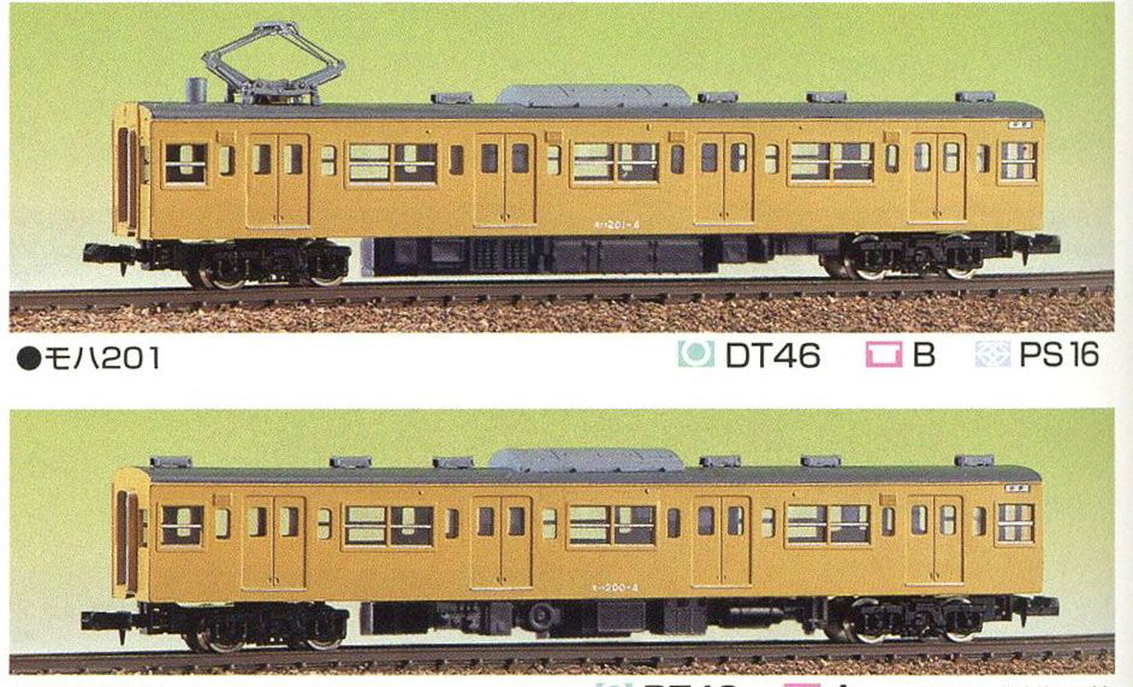 Greenmax 402-1 J.R. Series 201 Additional Two Middle Car Set (Add-On 2-Ca - BanzaiHobby