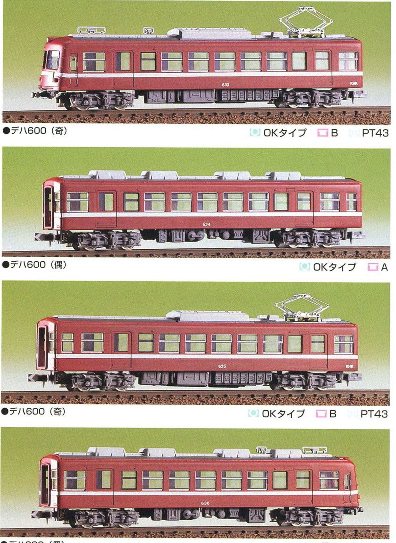 Greenmax 408 Keikyu Type 600 (Old) Four Car Formation Set (4-Car Unassemb - BanzaiHobby