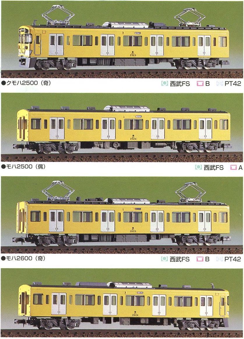 Greenmax 439 Seibu Railway Series New 2000 Four Car Formation Set (Basic - BanzaiHobby