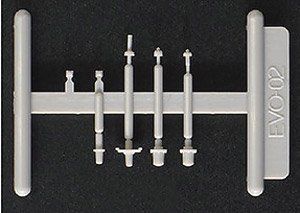 Greenmax 8080  Roof Parts (Antenna, Soft Material) (4 Pieces) - BanzaiHobby