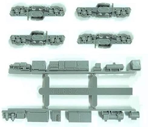 Greenmax 8509 Power Bogie Frame & Under Floor Parts Set A-25 (DT50D(Gray) - BanzaiHobby