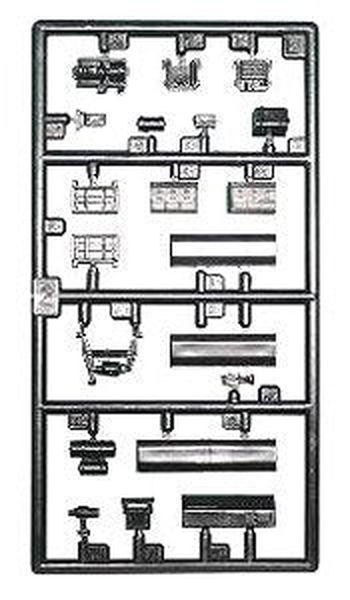 Greenmax 8593 Under Floor Parts Set B (5 Pieces) - BanzaiHobby