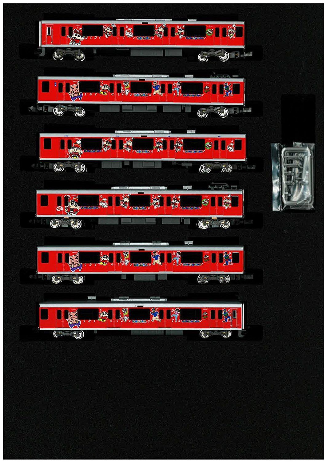 Greenmax Tobu Type 50050 Crayon Shin-chan Wrapping Train, Nene-chan Desi - BanzaiHobby