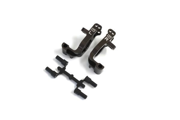 Kyosho IFW474 Al Front Hub Carrier Set(L,R/17.5゚/Gum Metallic) - BanzaiHobby