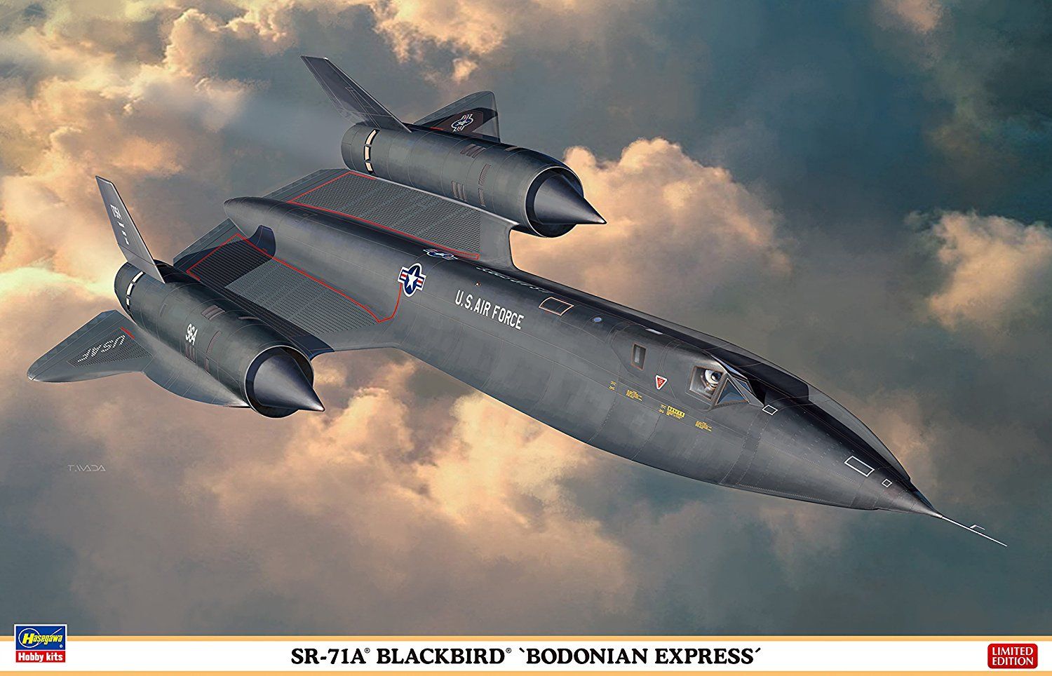 Hasegawa 02217 SR-71A Blackbird "Bodonian Express" - BanzaiHobby