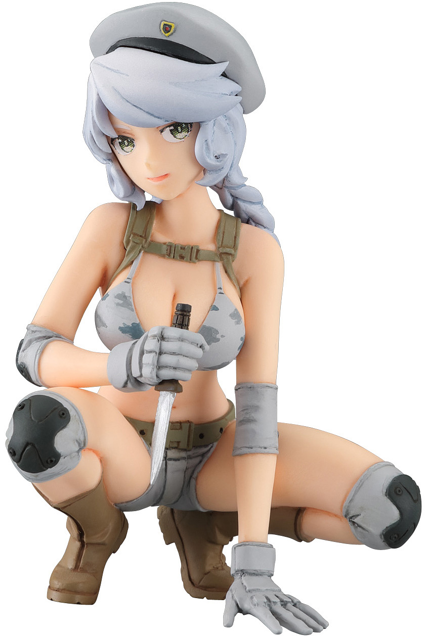 Hasegawa 12 Egg Girls Collection No.20 `Sasha Ilyushina` (Army) - BanzaiHobby