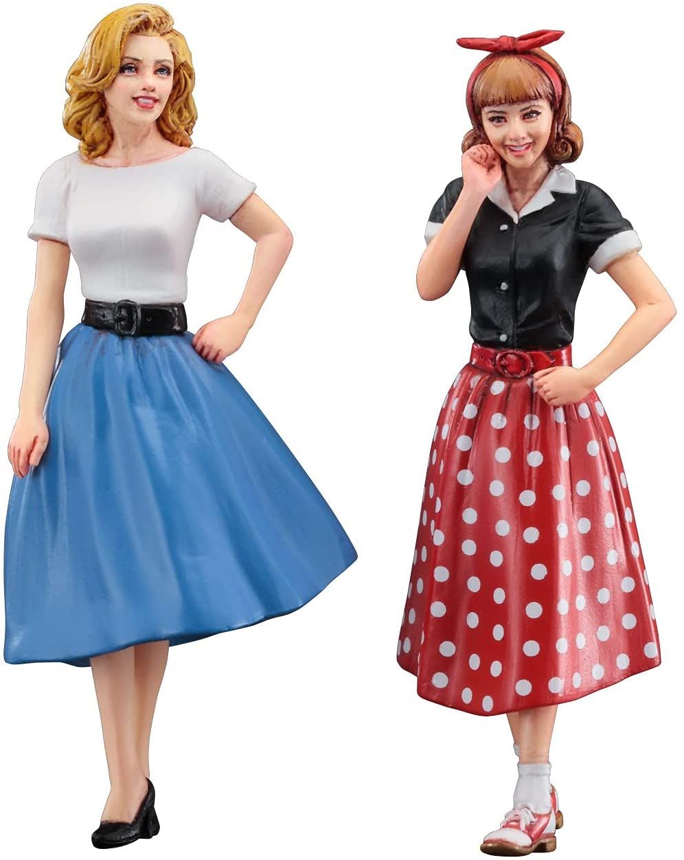 Hasegawa 50`s American Girls Figure (Set of 2) - BanzaiHobby