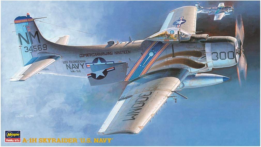 Hasegawa A-1H Skyraider U.S.Navy - BanzaiHobby