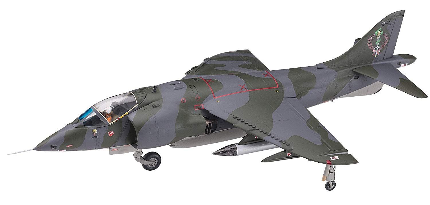 Hasegawa Area-88 AV-8A Harrier `Kim Aba` - BanzaiHobby