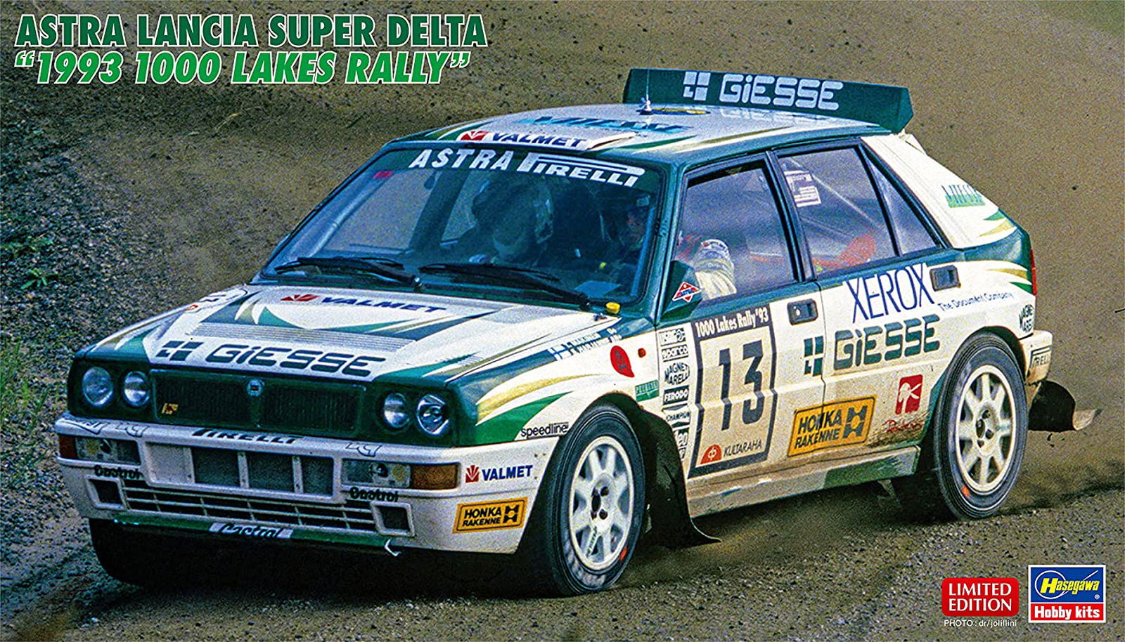 Hasegawa Astra Lancia Super Delta `1993 1000 Lakes Rally` - BanzaiHobby