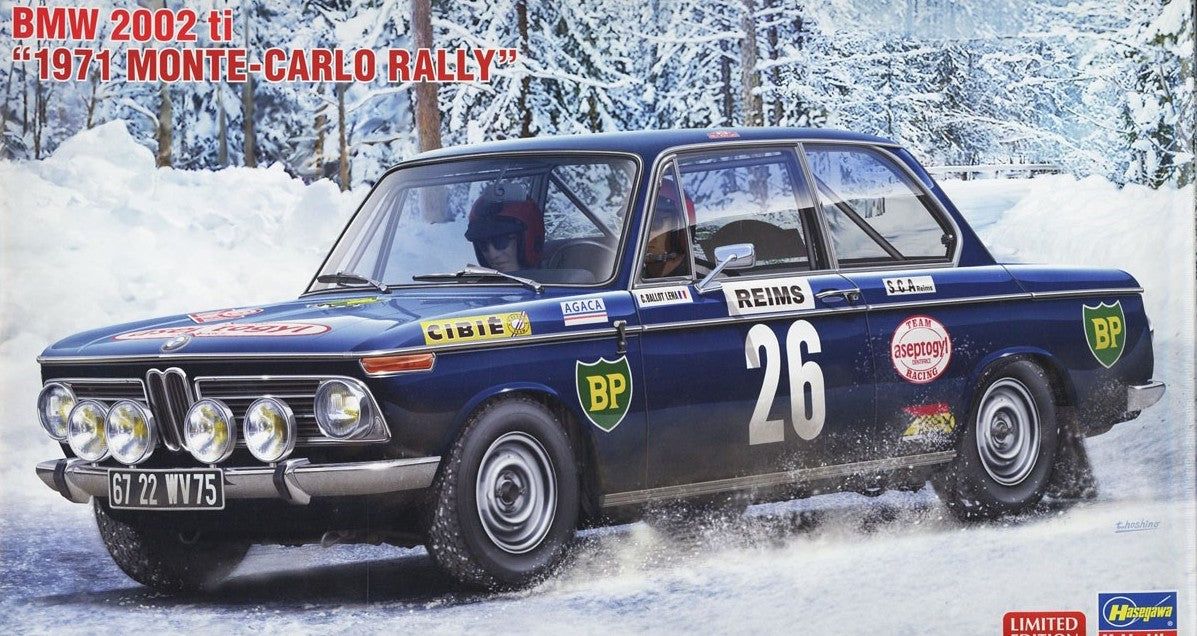 Hasegawa BMW 2002ti `1971 Monte Carlo Rally` - BanzaiHobby
