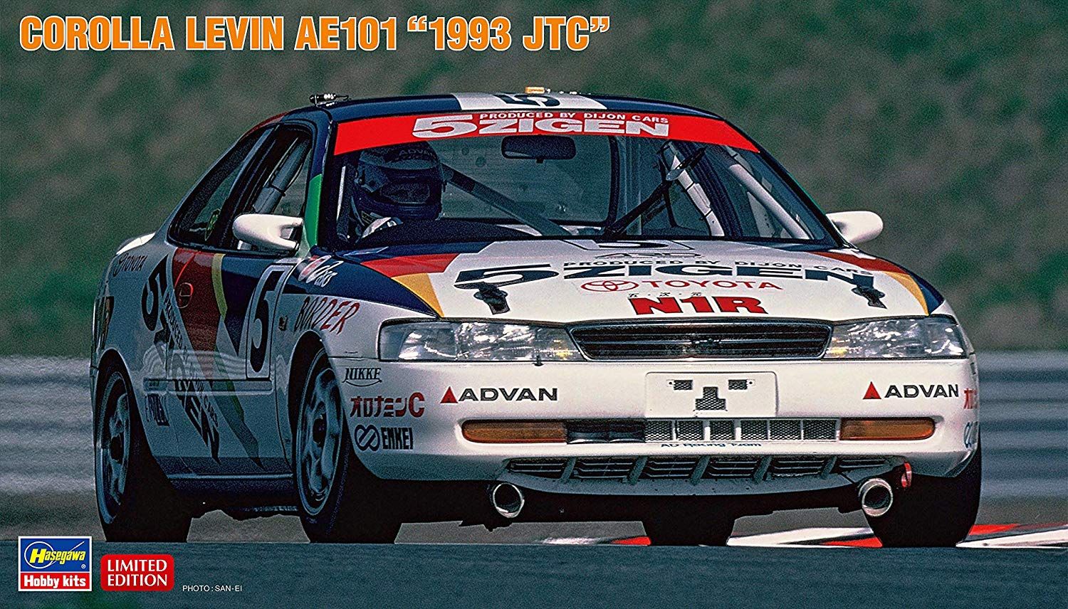Hasegawa Corolla Levin AE101 `1993 JTC` - BanzaiHobby
