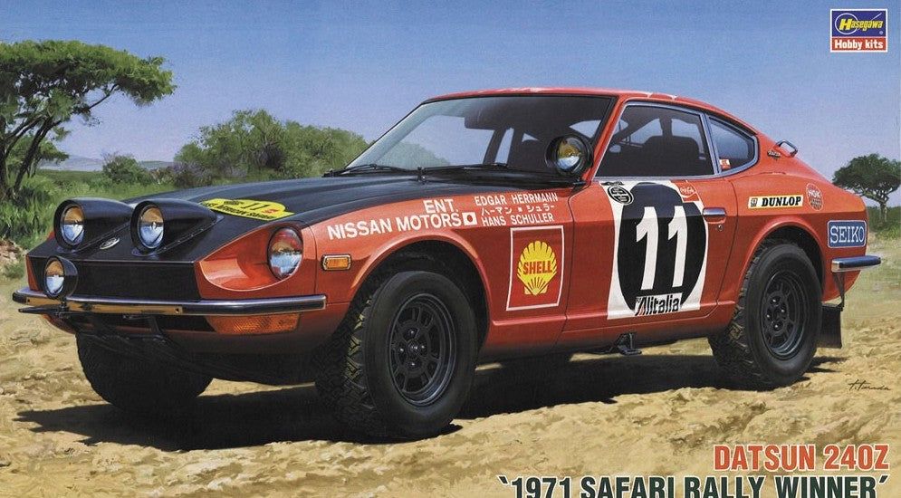Hasegawa Datsun 240Z `1971 Safari Rally Winner` - BanzaiHobby
