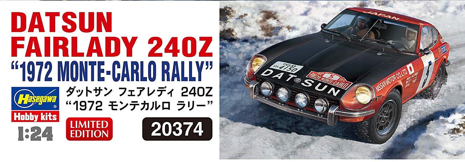 Hasegawa Datsun Fairlady 240Z `1972 Monte Carlo Rally - BanzaiHobby