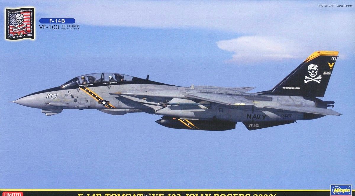 Hasegawa F-14B Tomcat `VF-103 Jolly Rogers 2002 - BanzaiHobby
