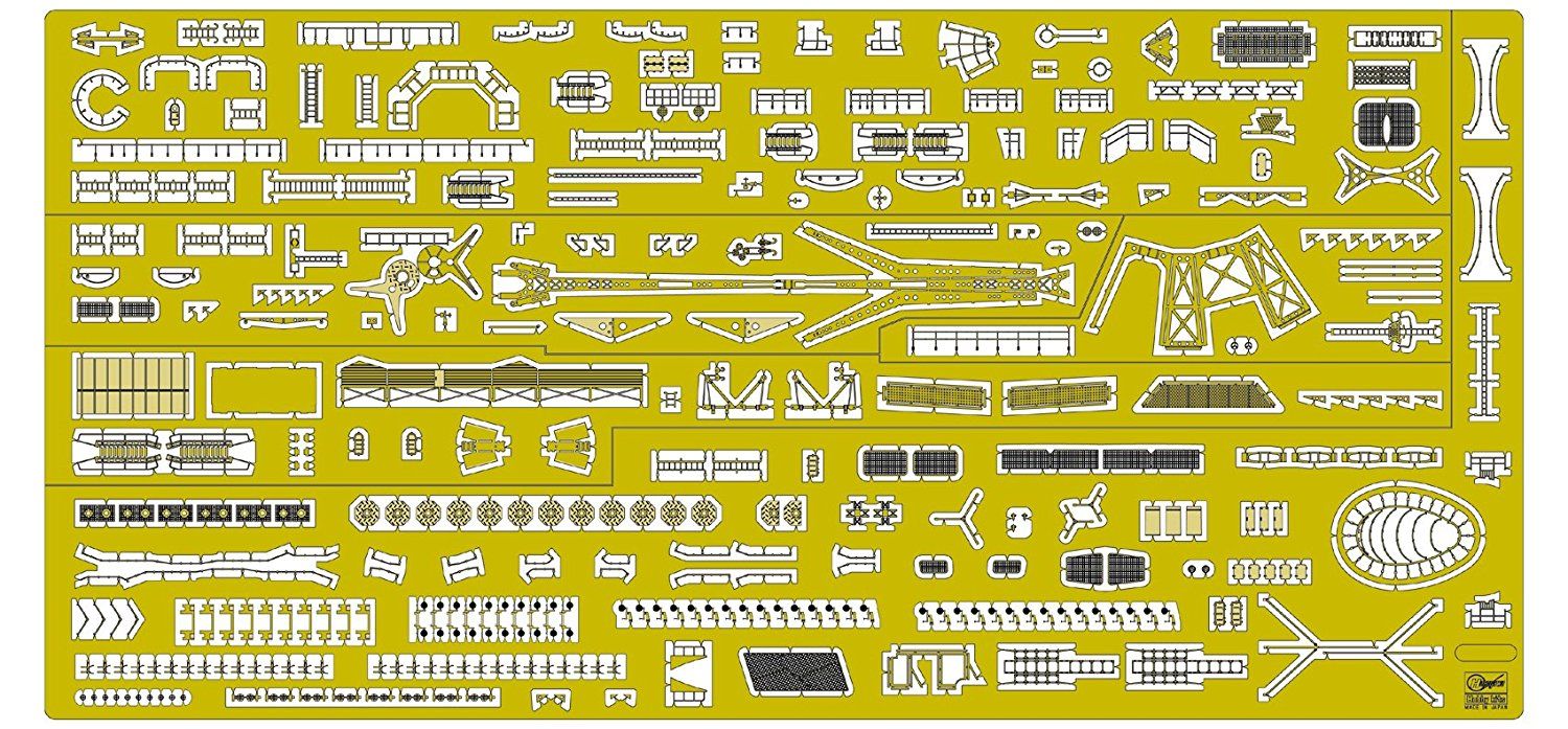 Hasegawa For Light Cruiser Agano Class Detail Up Photo-Etched Parts Basic - BanzaiHobby