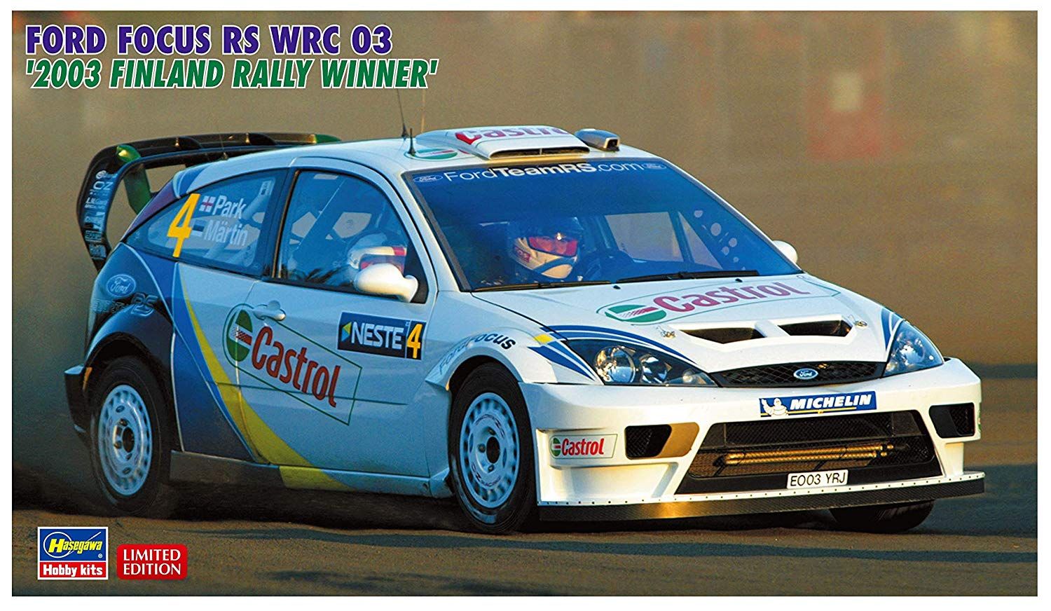 Hasegawa Ford Focus RS WRC 03 `2003 Rally Finland Winner` - BanzaiHobby