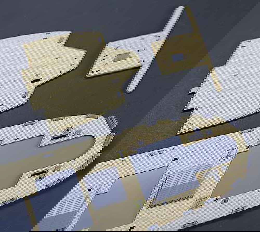 Hasegawa Hikawamaru Wood Deck - BanzaiHobby