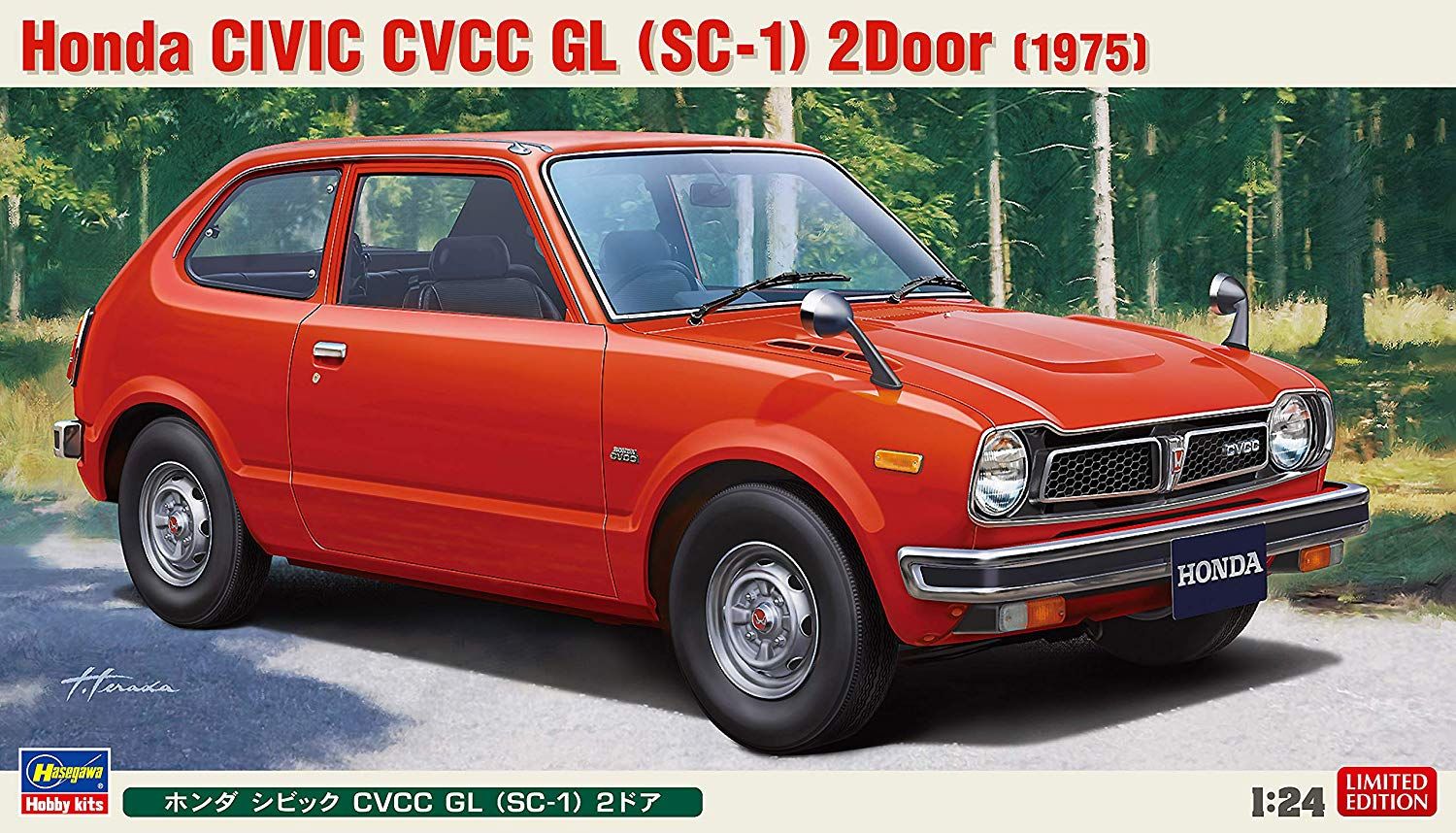 Hasegawa Honda Civic CVCC GL (SC-1) 2door 1975 - BanzaiHobby