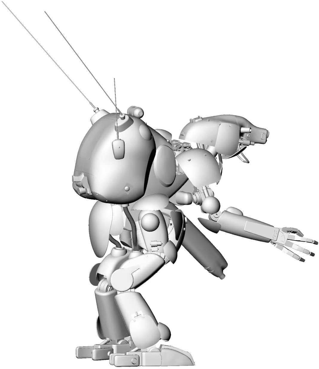 Hasegawa Humanoid Type Unmanned Interceptor Groserhund `Lu - BanzaiHobby