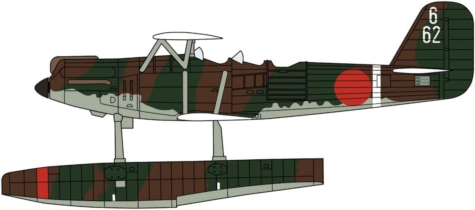 Hasegawa Kawanishi E7K1 Type 94 Model 1 Reconnaissance Seaplane `Kamikawa - BanzaiHobby