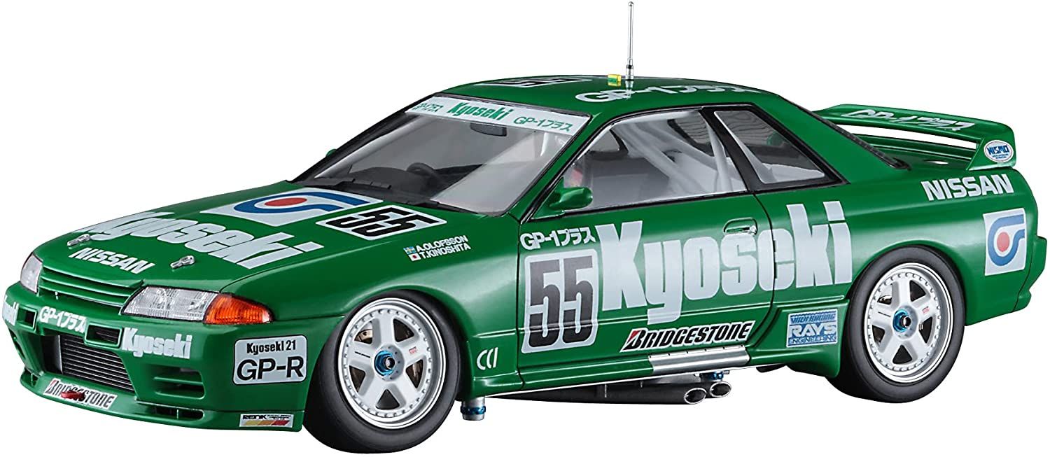 Hasegawa Kyodo Oil Skyline GP-1 Plus (Skyline GT-R BNR32 Gr.A 1992 JTC) - BanzaiHobby