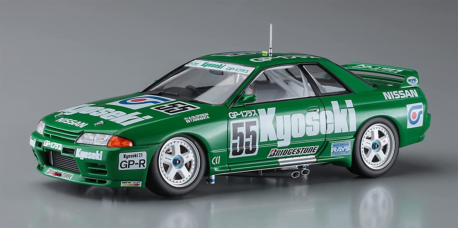 Hasegawa Kyodo Oil Skyline GP-1 Plus (Skyline GT-R BNR32 Gr.A 1992 JTC) - BanzaiHobby