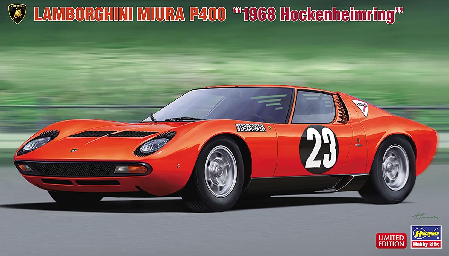 Hasegawa Lamborghini Miura P400 `1968 Hockenheimring` - BanzaiHobby