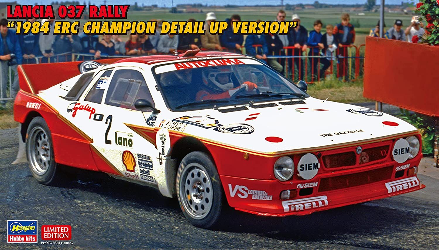 Hasegawa Lancia 037 Rally `1984 ERC Champion Detail Up Version` - BanzaiHobby