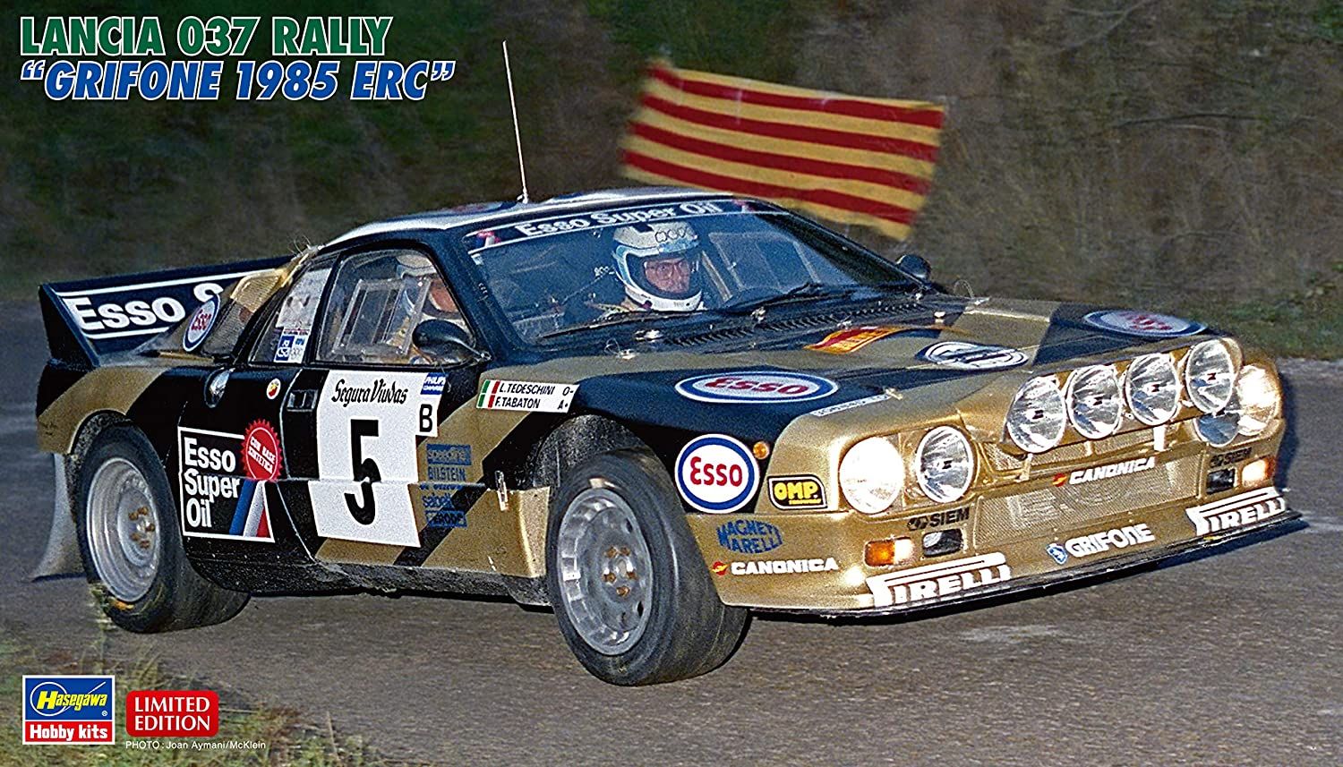 Hasegawa Lancia 037 Rally `Grifone 1985 ERC` - BanzaiHobby