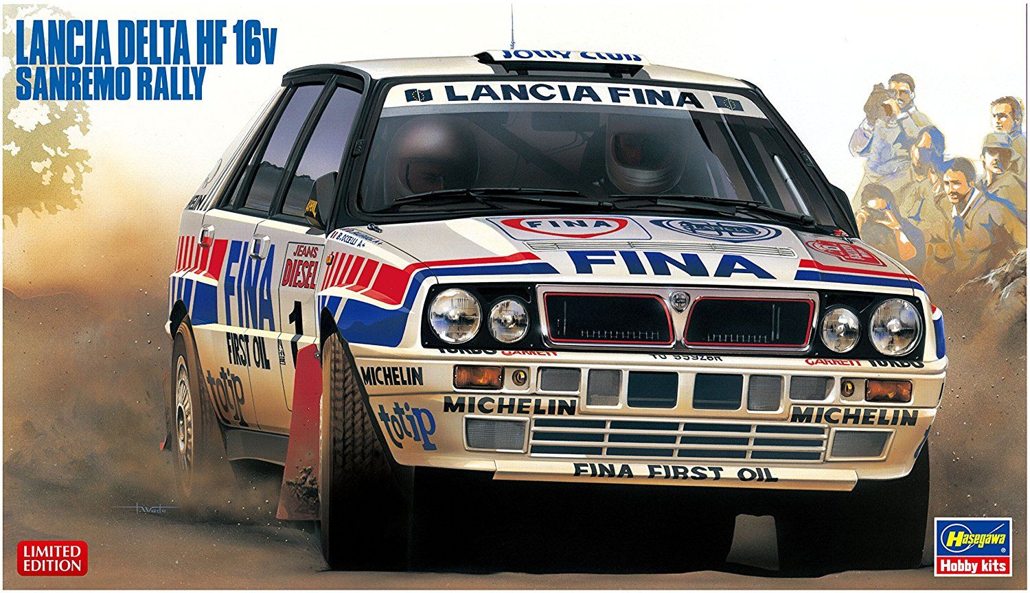 Hasegawa Lancia Delta HF 16V Sanremo Rally - BanzaiHobby