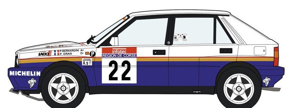 Hasegawa Lancia Delta HF Integrale 16v `1990 Tour de Corse - BanzaiHobby