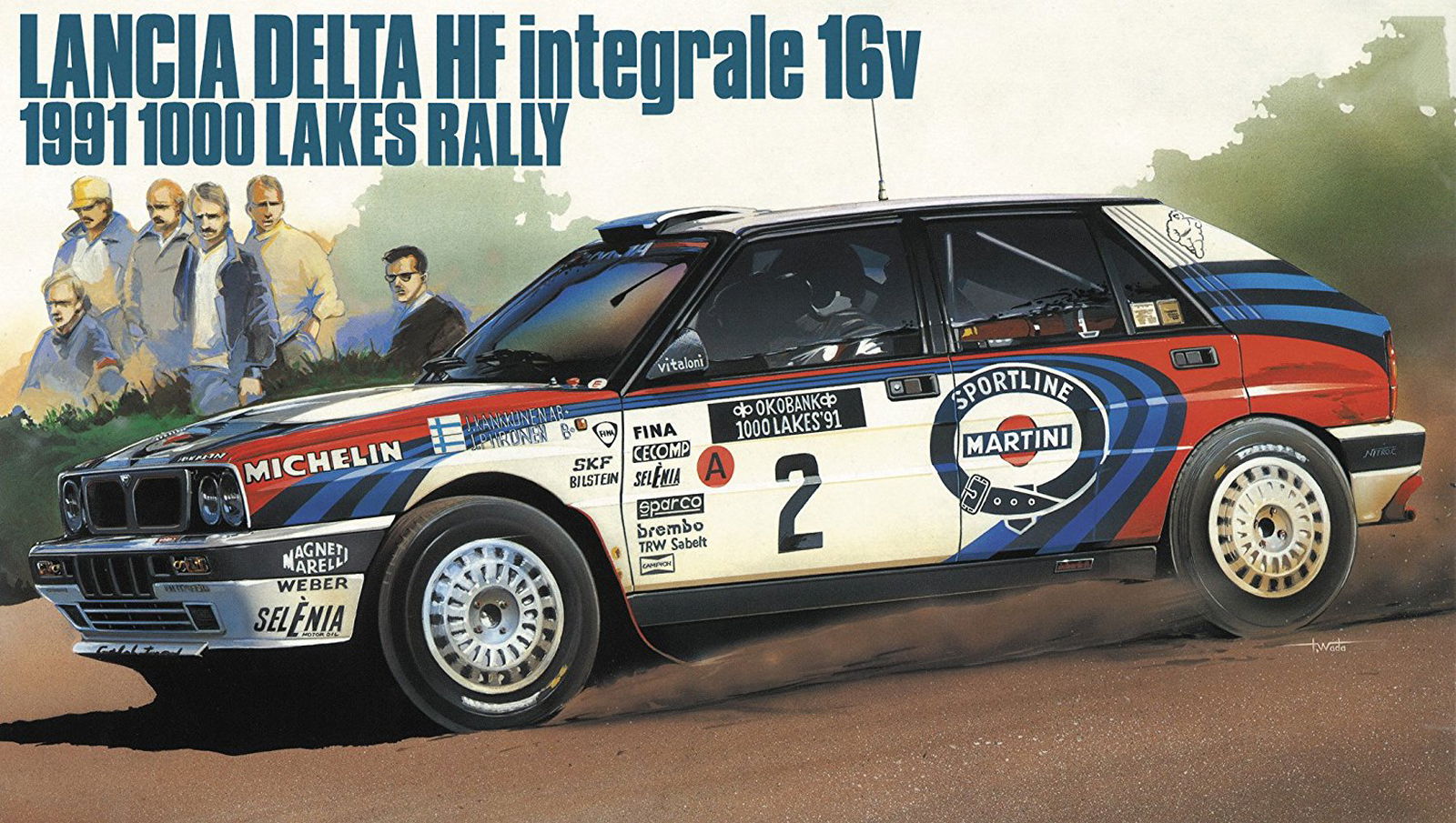 Hasegawa Lancia Delta HF Integrale 16v "1991 1000 Lakes Rally" - BanzaiHobby