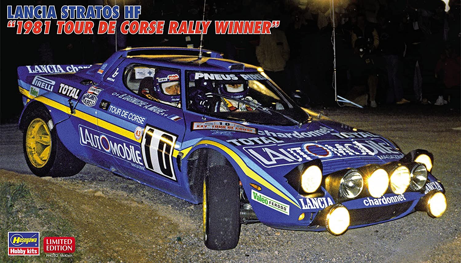 Hasegawa Lancia Stratos HF 1981 Tour de Corse Rally Winner - BanzaiHobby