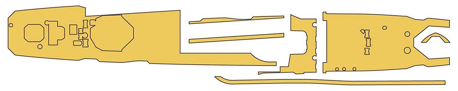 Hasegawa Linoleum Masking Sheet for Destroyer Yugumo Type - BanzaiHobby