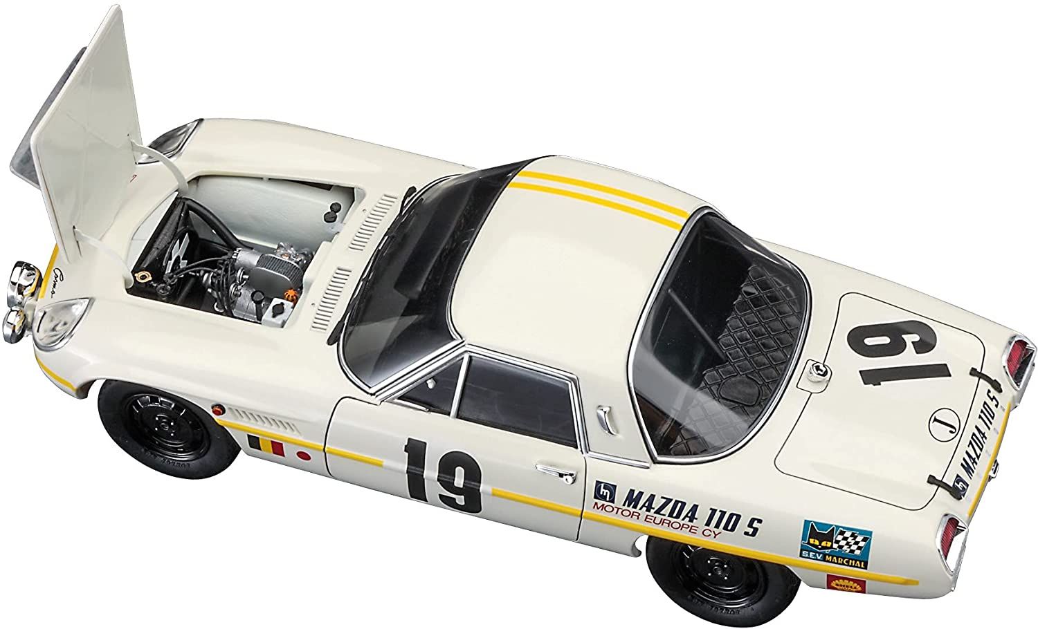 Hasegawa Mazda Cosmo Sport `1968 Marathon de la Route Super Detail` - BanzaiHobby