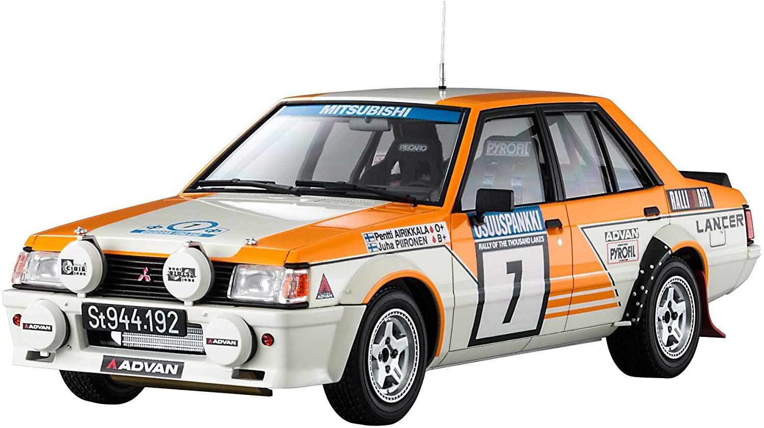Hasegawa Mitsubishi Lancer EX 2000 Turbo 1982 1000 Lakes Rally - BanzaiHobby