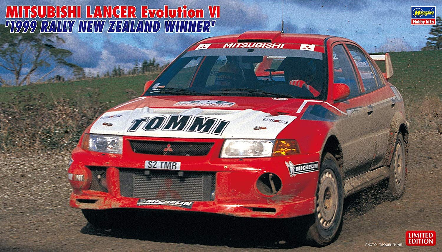 Hasegawa Mitsubishi Lancer EvolutionVI `1999 Rally New Zealand Winner` - BanzaiHobby