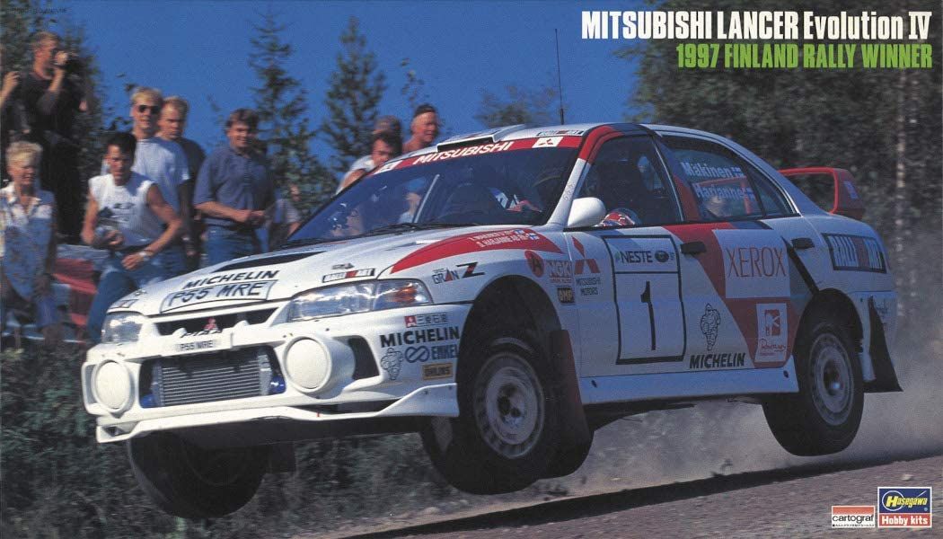Hasegawa Mitsubishi Lancer Evolution IV `1997 Rally Fi - BanzaiHobby