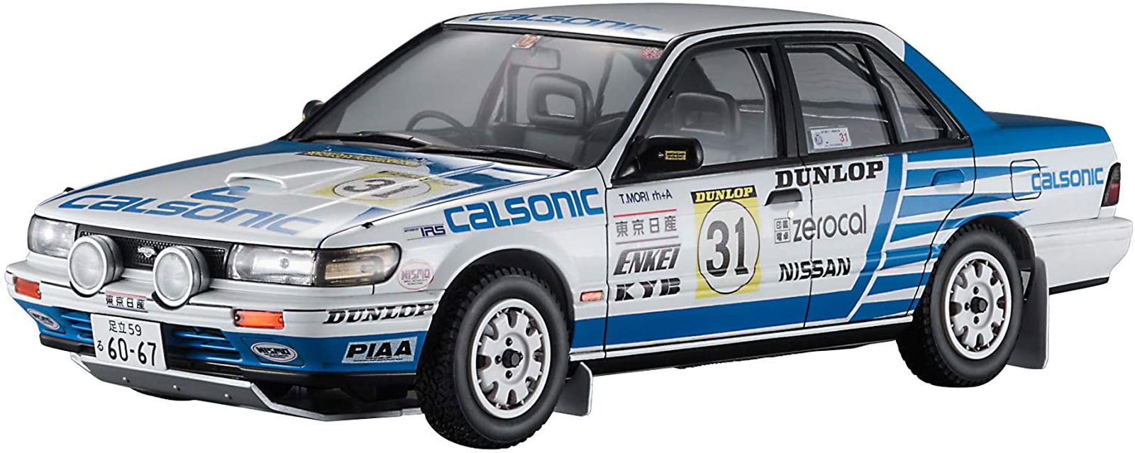Hasegawa Nissan Bluebird 4dr Sedan SSS-R (U12) `1988 Japanese Rally Champ - BanzaiHobby