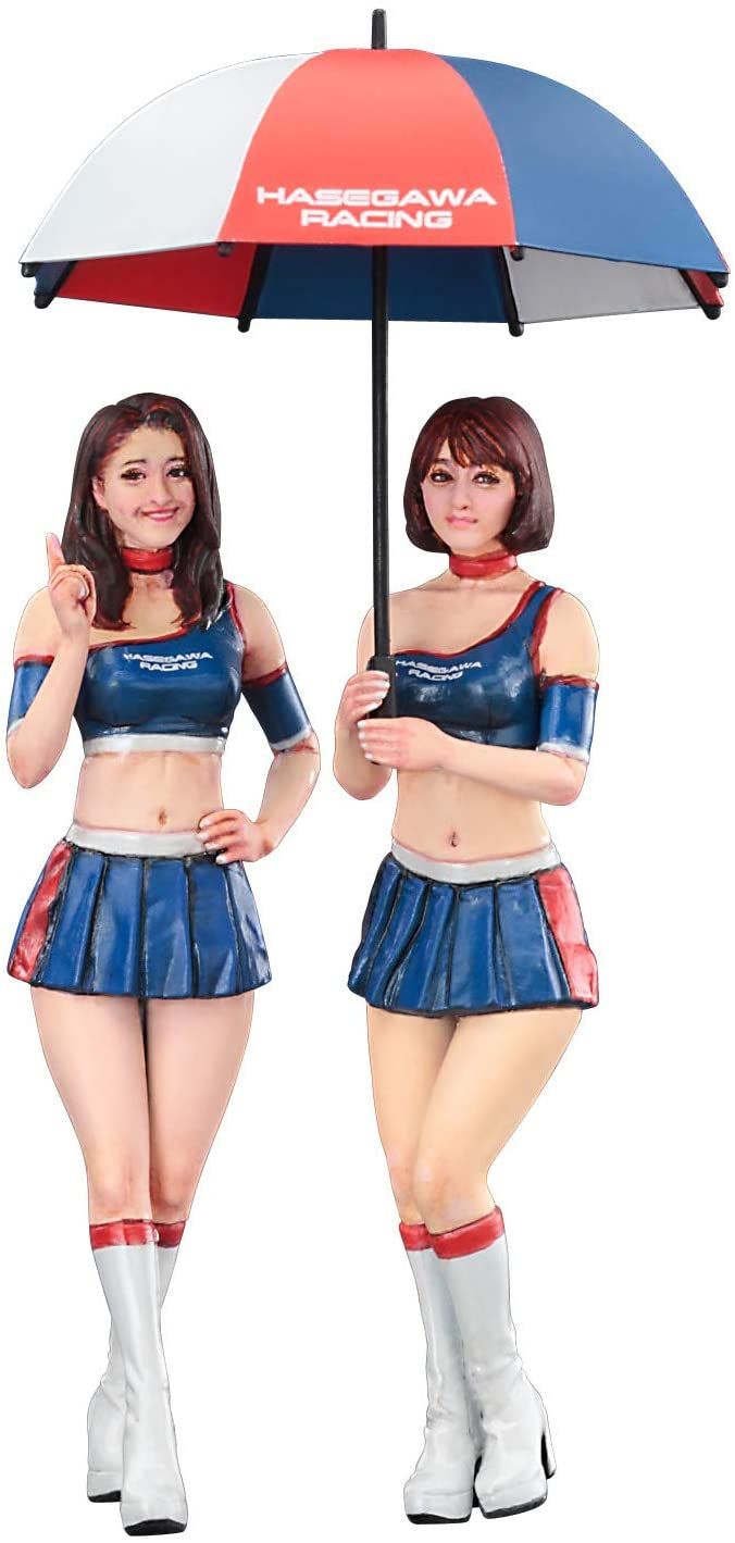 Hasegawa Paddock Girl Figure - BanzaiHobby