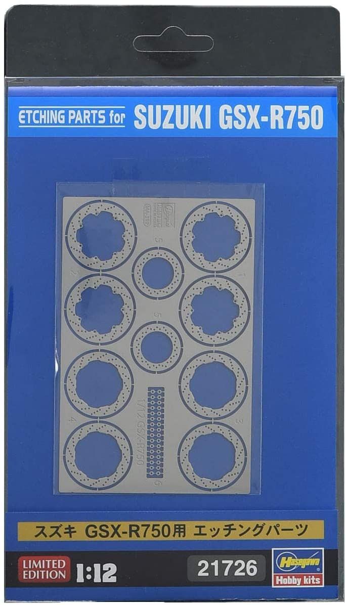 Hasegawa Photo-Etched Parts for Suzuki GSX-R750 - BanzaiHobby