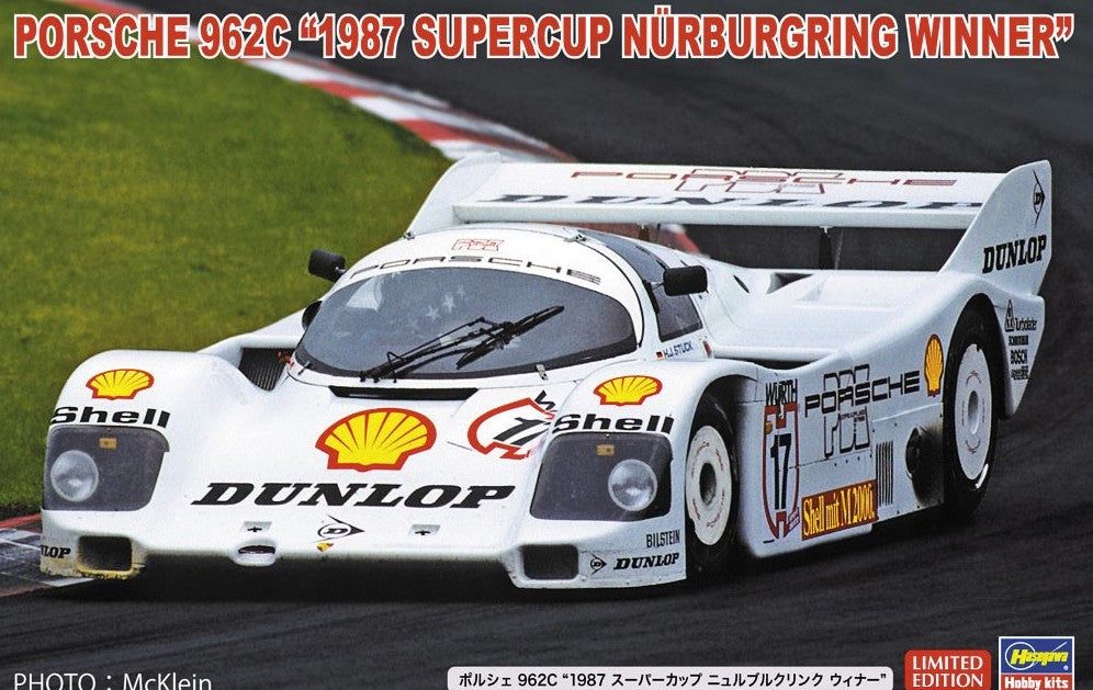Hasegawa Porsche 962C `1987 Super Cup Nurburgring Winner` - BanzaiHobby