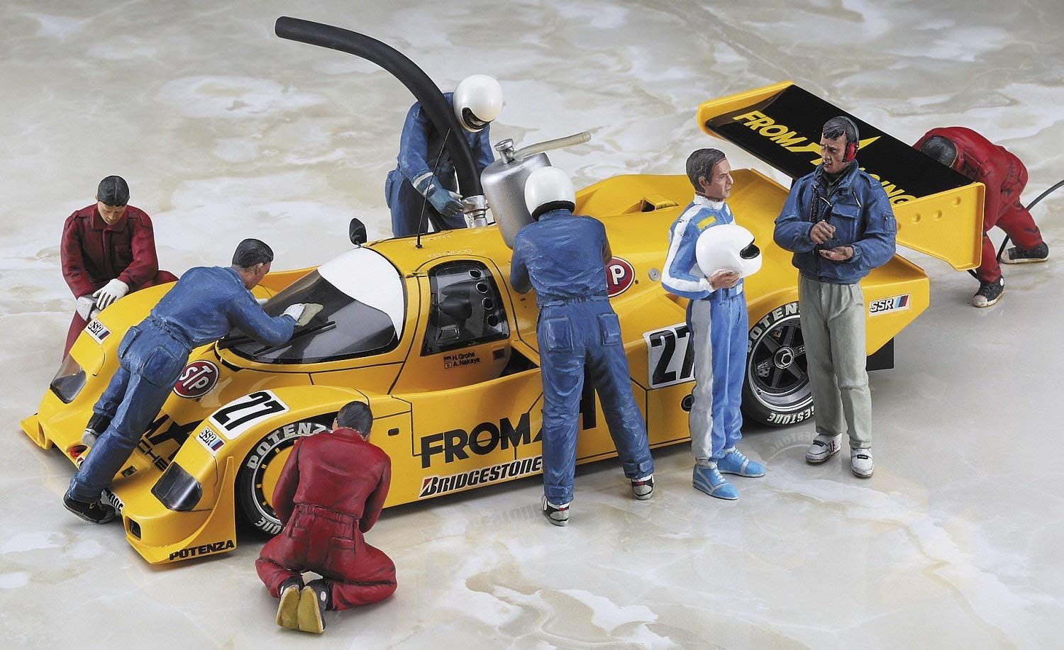 Hasegawa Racing Figure Set (10 Pieces) - BanzaiHobby