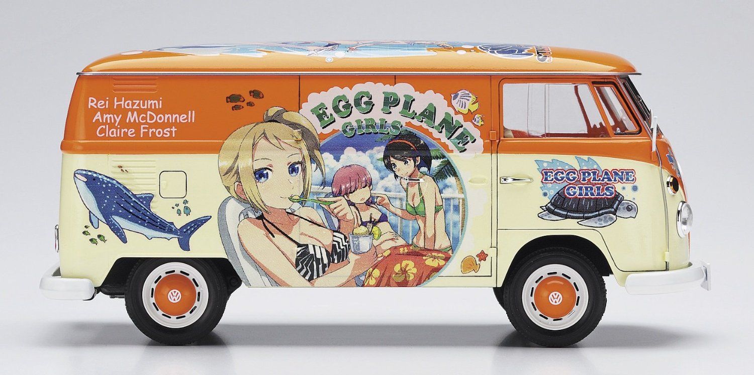Hasegawa SP345 Volkswagen Type2 Delivery Van Egg Girls Summer Paint 2016 - BanzaiHobby