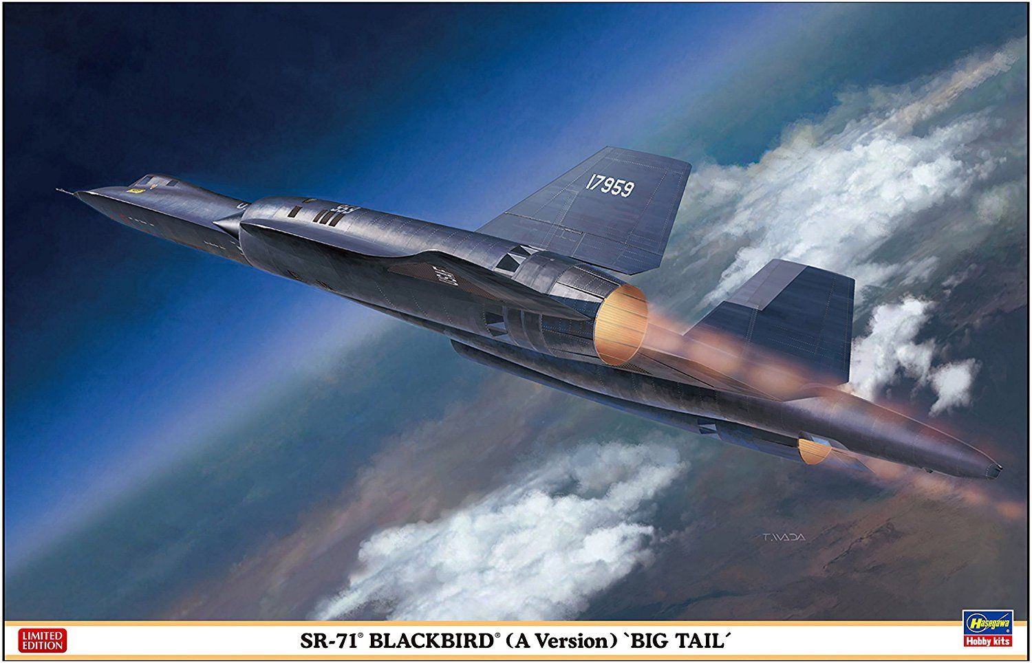 Hasegawa SR-71A Blackbird Big tail - BanzaiHobby