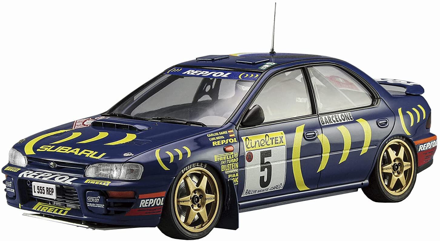 Hasegawa Subaru Impreza 1995 Monte Carlo Rally Winner `Super Detail` - BanzaiHobby