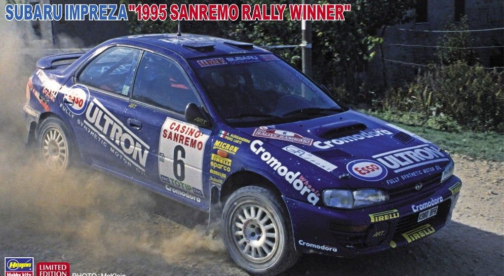 Hasegawa Subaru Impreza `1995 Sanremo Rally Winner` - BanzaiHobby